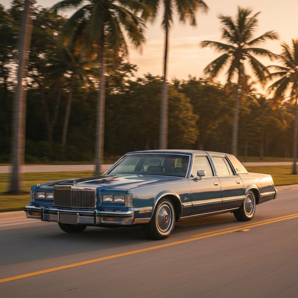 Vintage car for romantic occasions